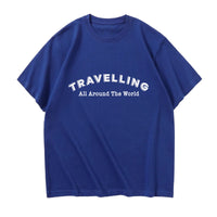 Thumbnail for Travelling All Around The World Designed Relax Fit T-Shirts