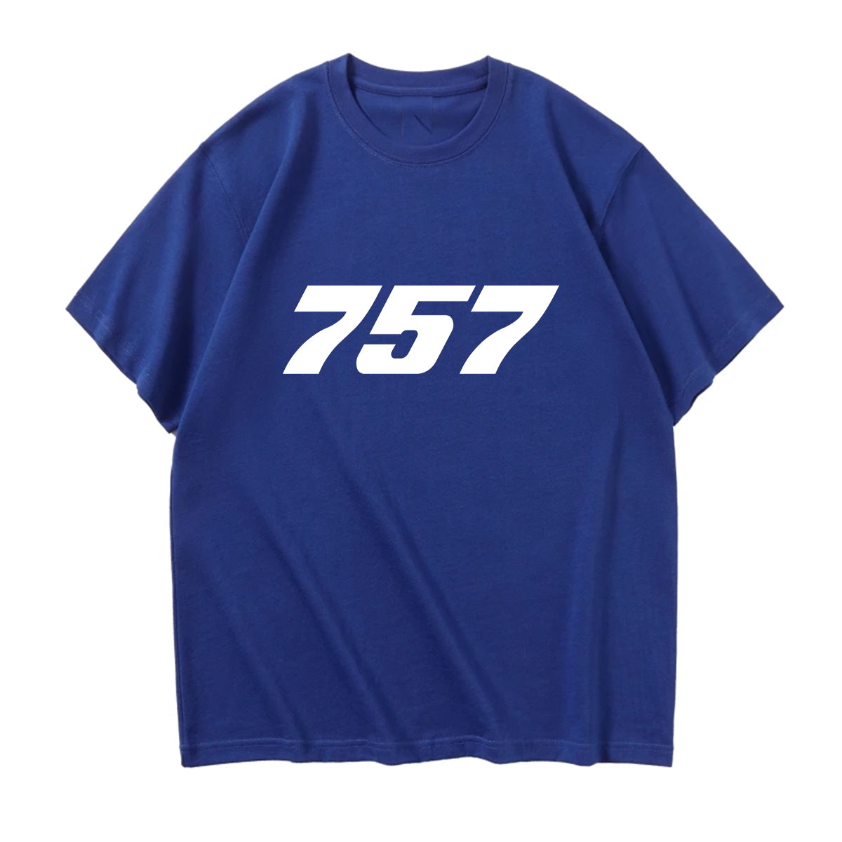 757 Flat Text Designed Relax Fit T-Shirts