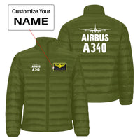Thumbnail for Airbus A340 & Plane Designed Padded Jackets