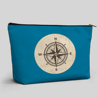 Thumbnail for Vintage Designed Compass Designed Zipper Pouch