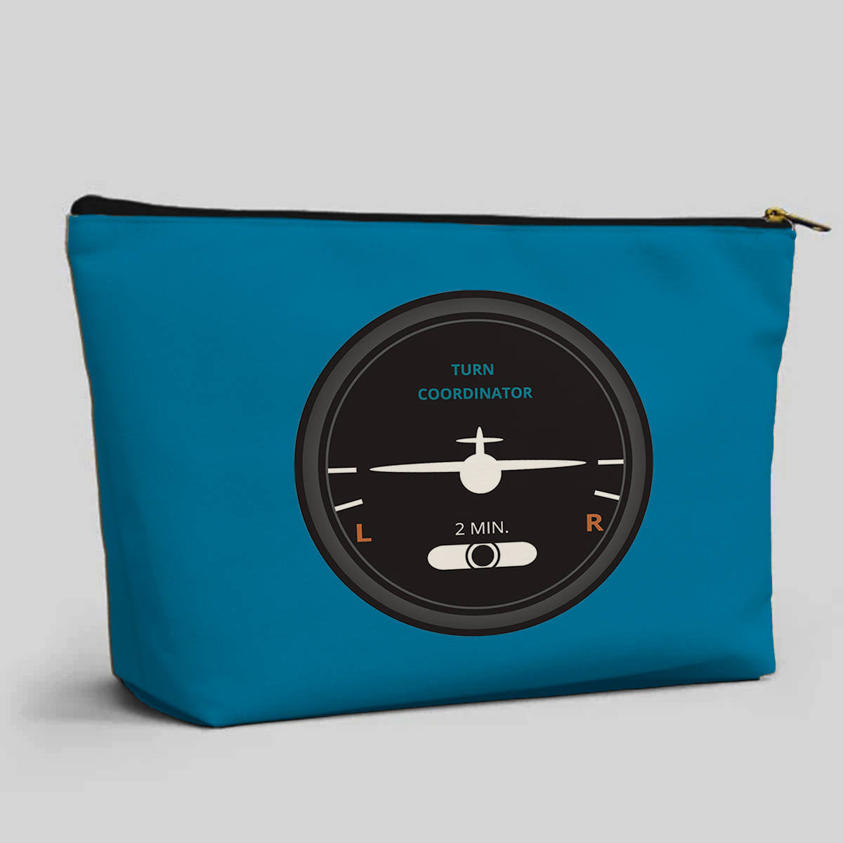 Airplane Instruments (Turn Coordinator 2) Designed Zipper Pouch