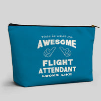 Thumbnail for Flight Attendant Designed Zipper Pouch