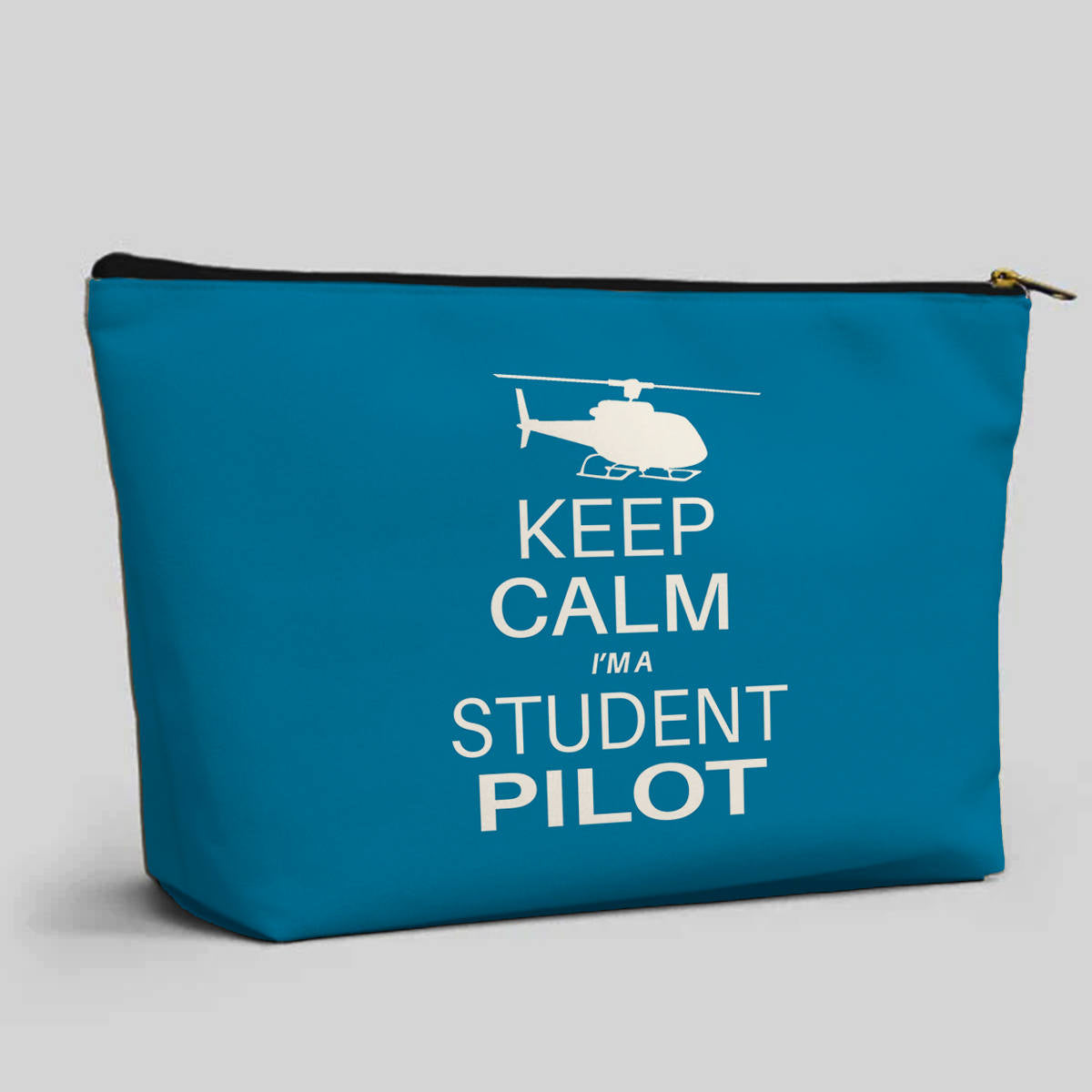 Student Pilot (Helicopter) Designed Zipper Pouch