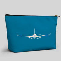 Thumbnail for Boeing 767 Silhouette Designed Zipper Pouch