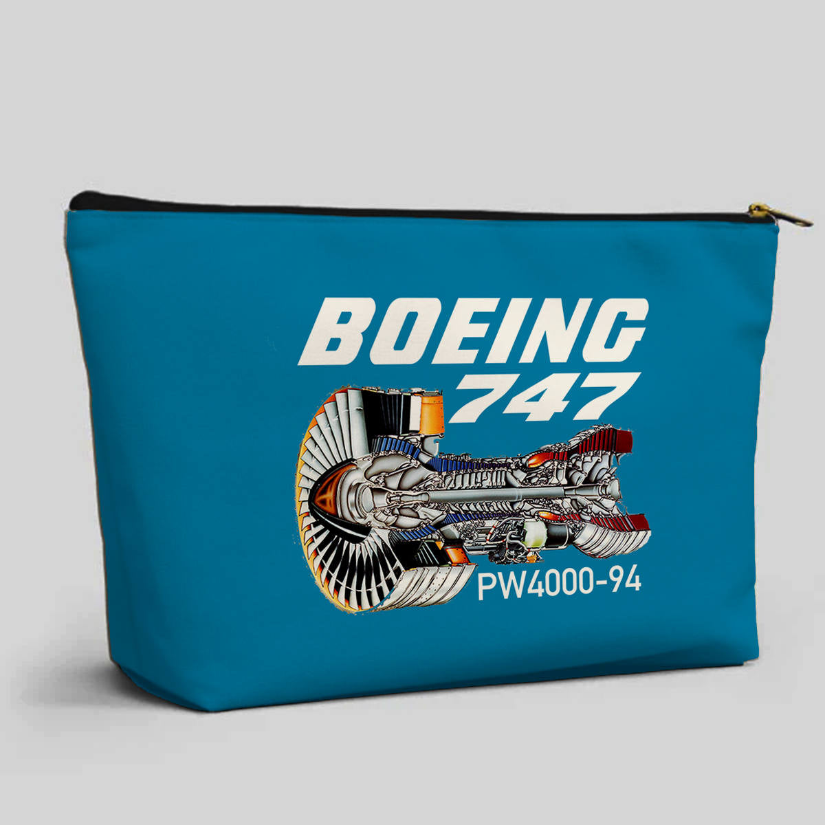 Boeing 747 & PW4000-94 Engine Designed Zipper Pouch