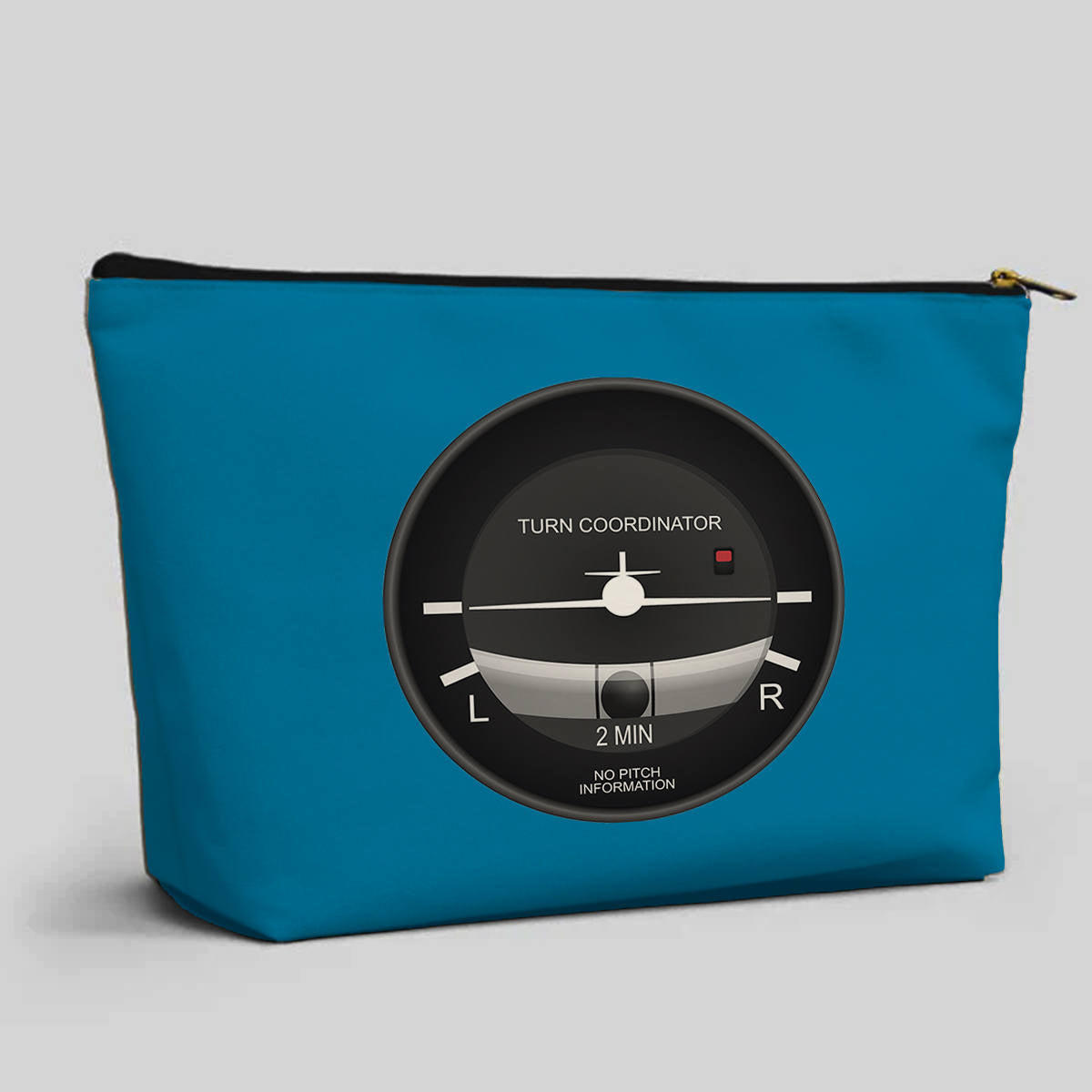 Airplane Instruments (Turn Coordinator) Designed Zipper Pouch
