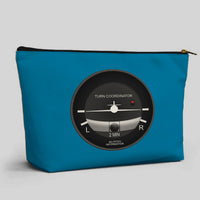 Thumbnail for Airplane Instruments (Turn Coordinator) Designed Zipper Pouch