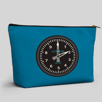 Thumbnail for Airplane Instruments (Altimeter) Designed Zipper Pouch
