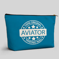 Thumbnail for %100 Original Aviator Designed Zipper Pouch