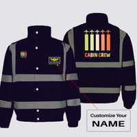 Thumbnail for Colourful Cabin Crew Designed Reflective Winter Jackets