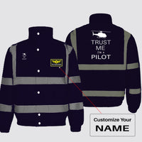 Thumbnail for Trust Me I'm a Pilot (Helicopter) Designed Reflective Winter Jackets