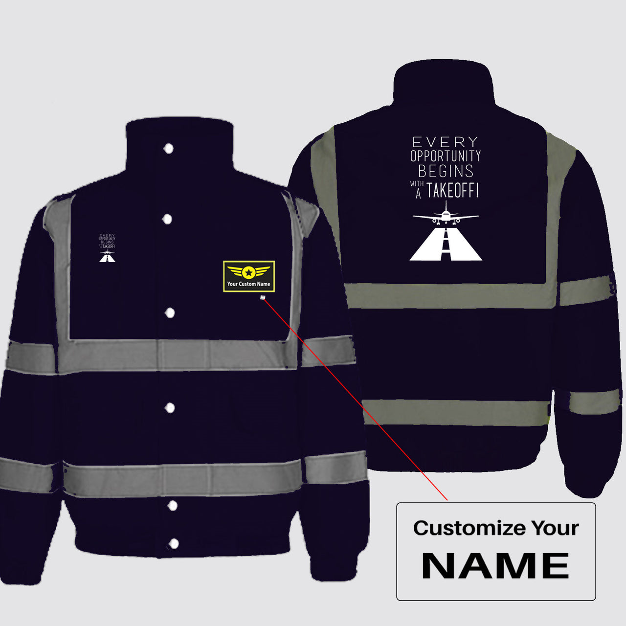 Every Opportunity Designed Reflective Winter Jackets