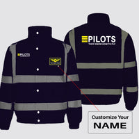 Thumbnail for Pilots They Know How To Fly Designed Reflective Winter Jackets