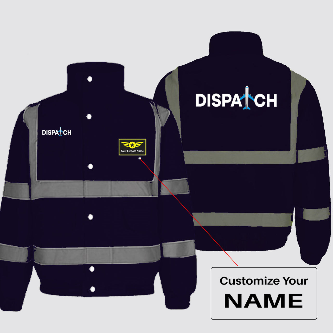 Dispatch Designed Reflective Winter Jackets