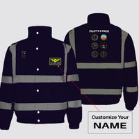 Thumbnail for Pilot's 6 Pack Designed Reflective Winter Jackets