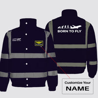 Thumbnail for Born To Fly Designed Reflective Winter Jackets