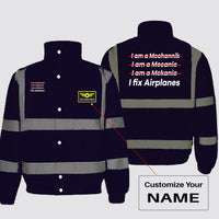 Thumbnail for I Fix Airplanes Designed Reflective Winter Jackets