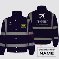 Thumbnail for I Love The Smell Of Jet Fuel In The Morning Designed Reflective Winter Jackets