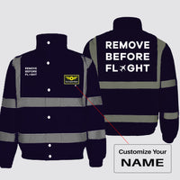 Thumbnail for Remove Before Flight Designed Reflective Winter Jackets