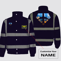 Thumbnail for Supermen of The Skies (Sunrise) Designed Reflective Winter Jackets