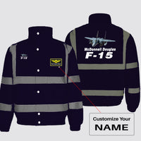 Thumbnail for The McDonnell Douglas F15 Designed Reflective Winter Jackets