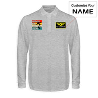 Thumbnail for Husband & Dad & Aircraft Mechanic & Legend Designed Long Sleeve Polo T-Shirts