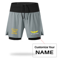 Thumbnail for Don't Disturb I'm Flying Designed Quick Dry Fitness Shorts