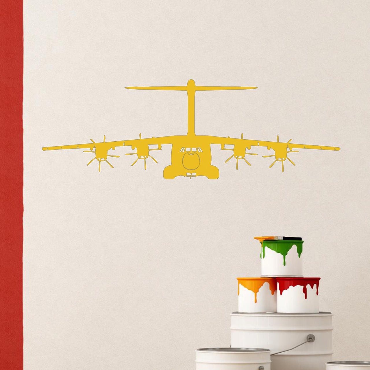 Airbus A400M Designed Wall Sticker