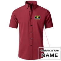Thumbnail for Custom Name (Special Badge) Design Super Quality Short Sleeve Shirts