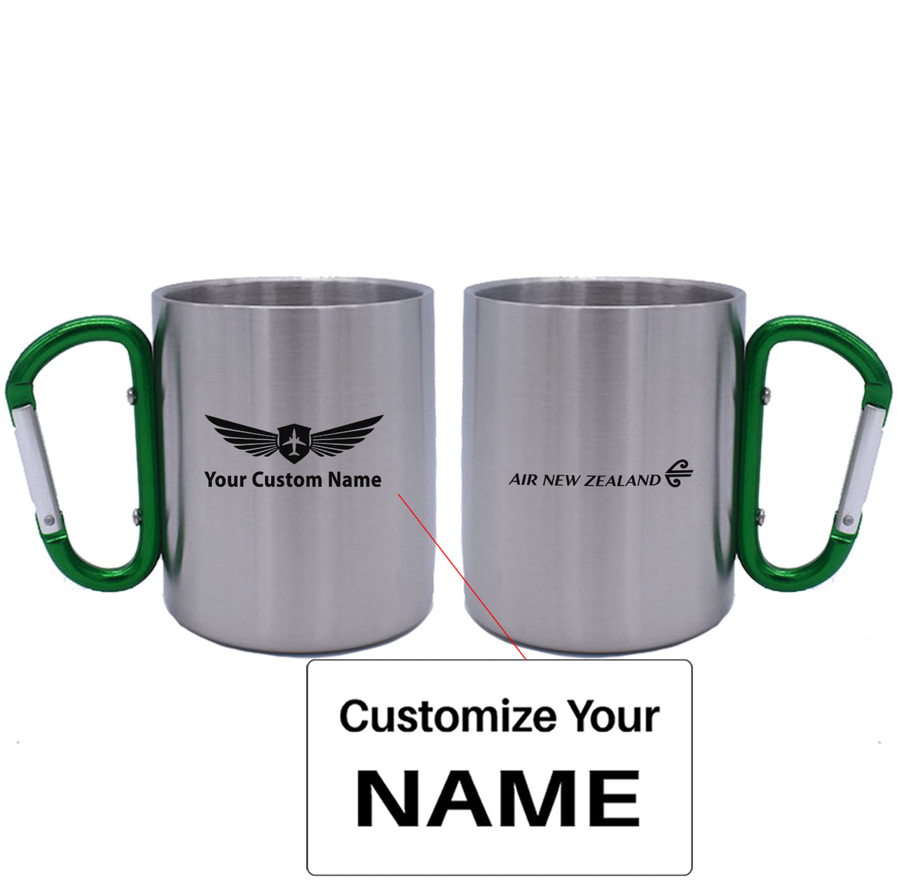 Air New Zealand Airlines Designed Stainless Steel Outdoors Mugs