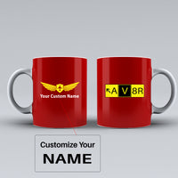 Thumbnail for AV8R Designed Ceramic White Mugs