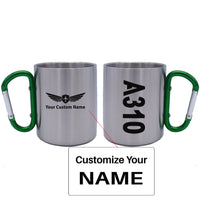 Thumbnail for A310 Text Designed Stainless Steel Outdoors Mugs
