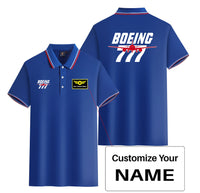 Thumbnail for Amazing Boeing 777 Designed Stylish Polo T-Shirts (Double-Side)