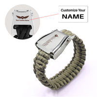 Thumbnail for Aviation Alphabet Design Airplane Seat Belt Bracelet
