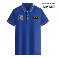 Thumbnail for Boeing 777 & GE90 Engine Designed Stylish Polo T-Shirts