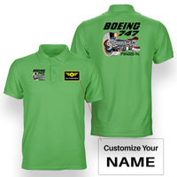 Thumbnail for Boeing 747 & PW4000-94 Engine Designed Double Side Polo T-Shirts