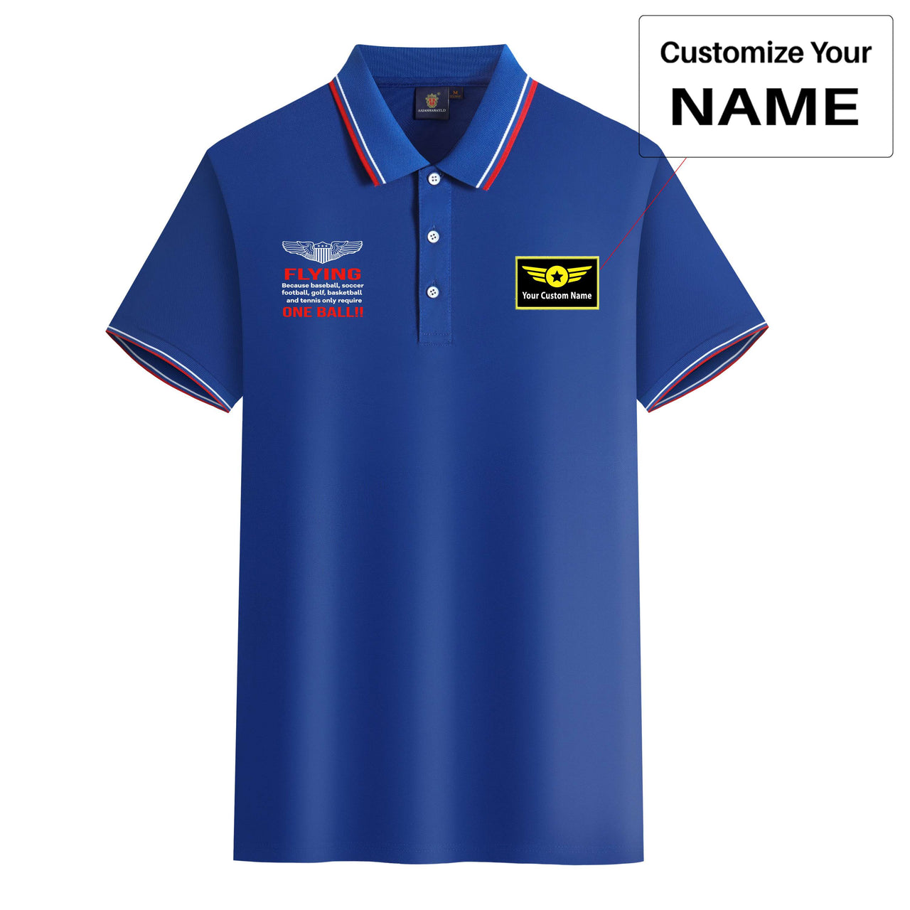 Flying One Ball Designed Stylish Polo T-Shirts