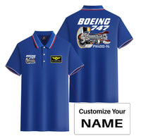 Thumbnail for Boeing 747 & PW4000-94 Engine Designed Stylish Polo T-Shirts (Double-Side)