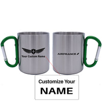 Thumbnail for Air France Airlines Designed Stainless Steel Outdoors Mugs