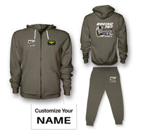 Thumbnail for Boeing 767 Engine (PW4000-94) Designed Zipped Hoodies & Sweatpants Set