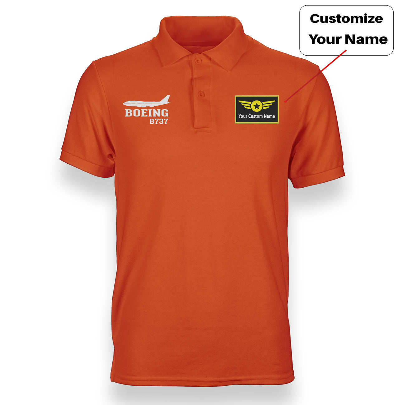 Boeing 737 Printed Designed "WOMEN" Polo T-Shirts