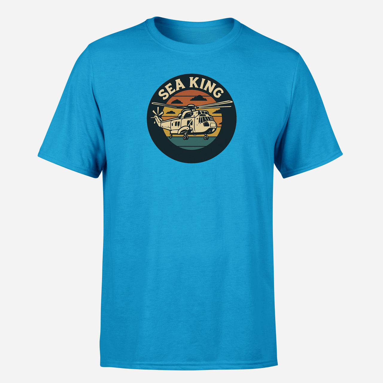 Sea King Helicopter Design Super Quality T-Shirts