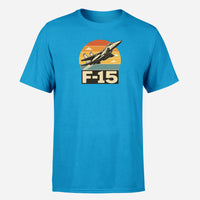 Thumbnail for Retro Fighter Jet F15 Design Super Quality T-Shirts