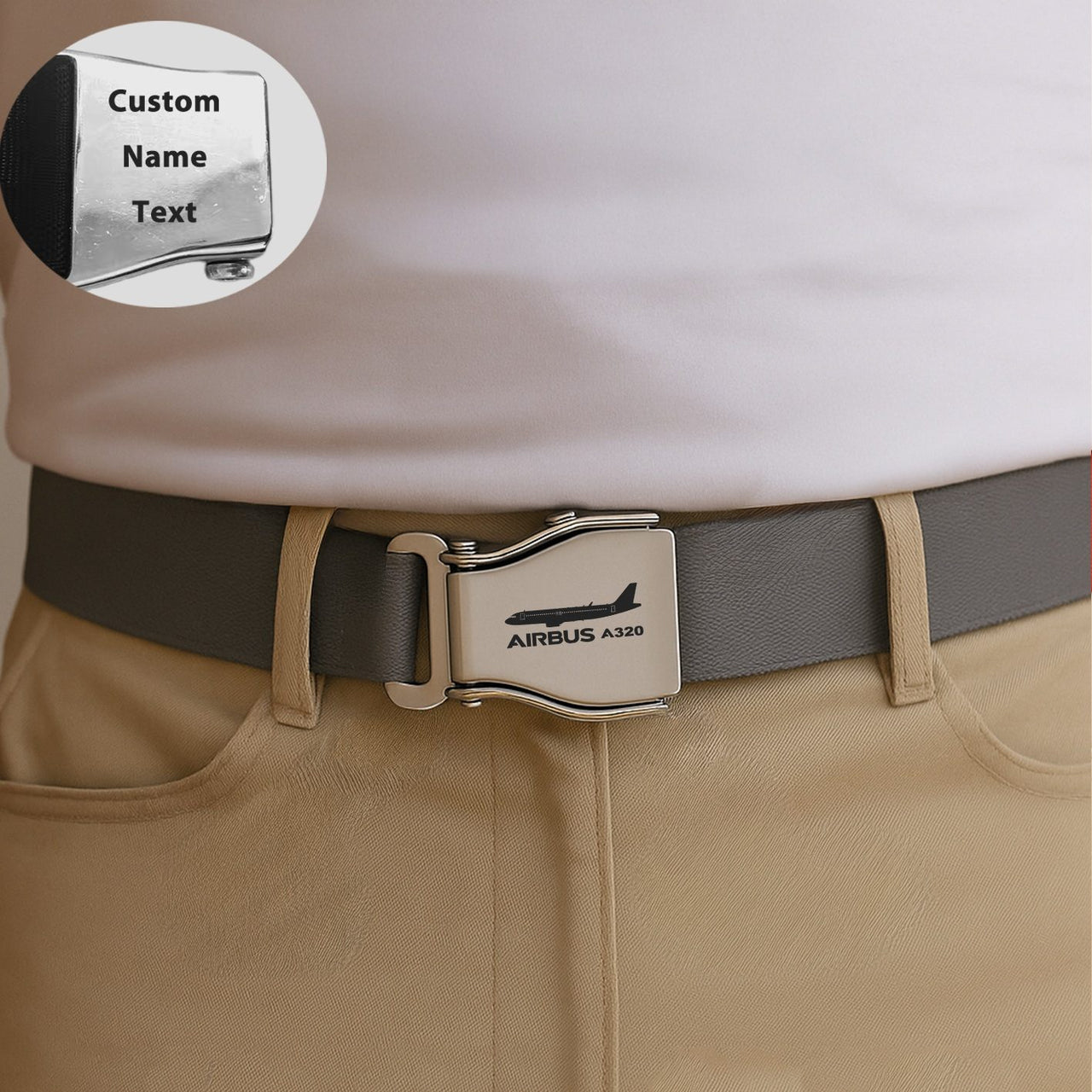 The Airbus A320 Designed Fashion Airplane Seat Belts