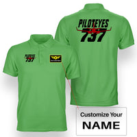 Thumbnail for Amazing Piloteyes737 Designed Double Side Polo T-Shirts