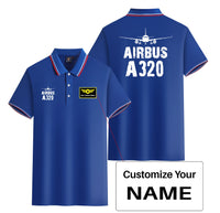 Thumbnail for Airbus A320 & Plane Designed Stylish Polo T-Shirts (Double-Side)