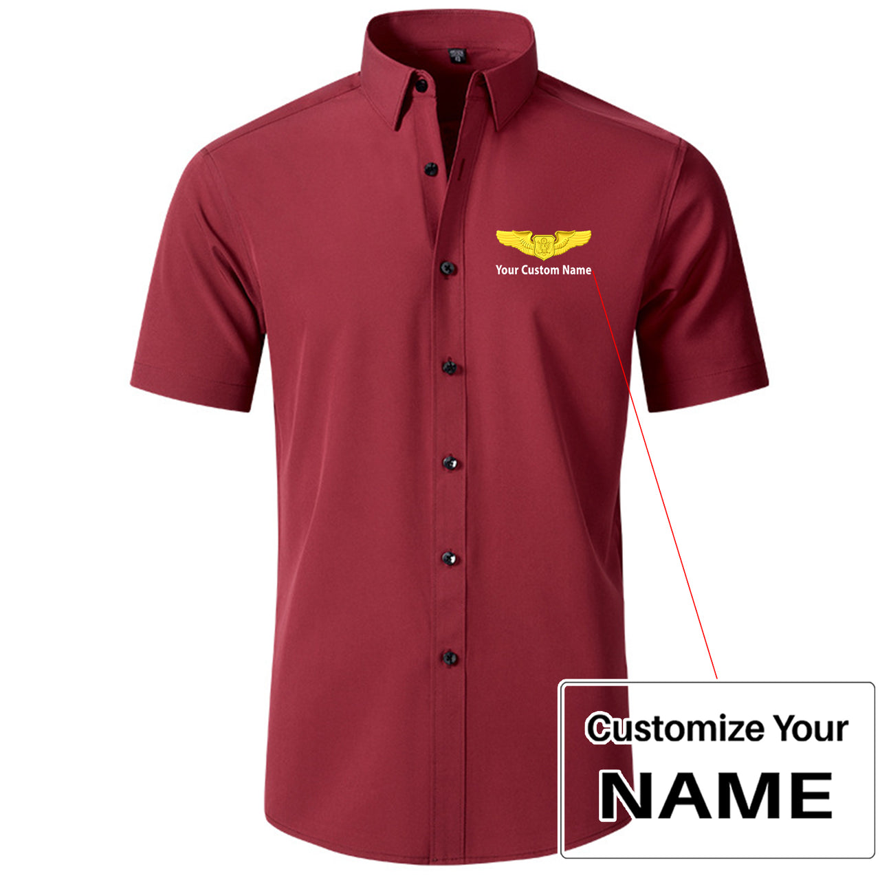 Custom Name (Special US Air Force) Design Super Quality Short Sleeve Shirts