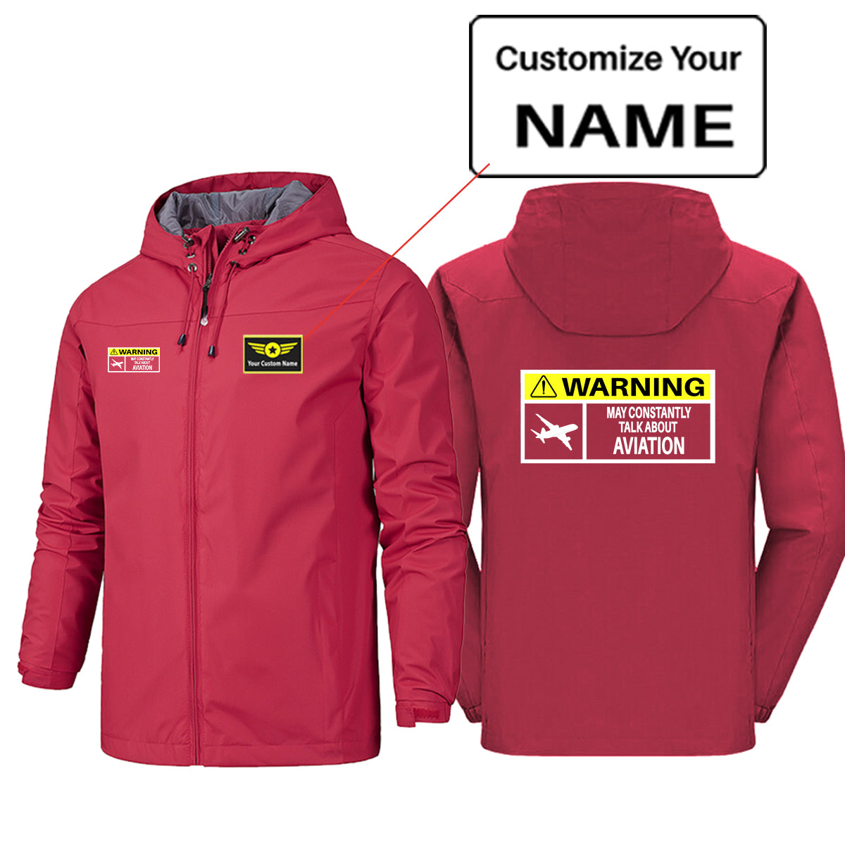 Warning May Constantly Talk About Aviation Designed Rain Jackets & Windbreakers