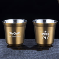 Thumbnail for Boeing 747 & Plane Designed Double Wall Stainless Steel Coffee Mugs