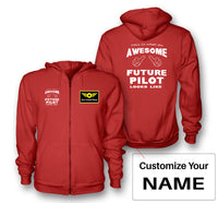Thumbnail for Future Pilot Designed Zipped Hoodies